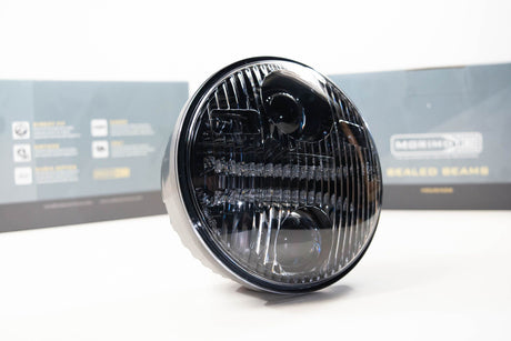 Universal Morimoto Sealed6 5.75 Inch Round Sealed Beam LED Headlight | Dirty Garage