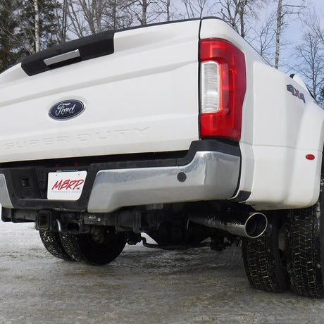 2017-2019 Superduty 6.7L 4" Aluminized Filter Back Single Tip Exhaust System - View 2 | Dirty Garage