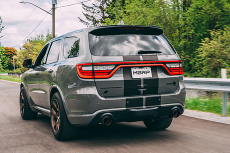 2018-2023 Durango SRT 6.4L Armor Lite AL Steel 3" Cat Back Exhaust Dual Rear Exit SS Tips - View 4 | Dirty Garage