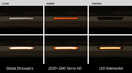 2020-2023 GM HD Smoked LED Sidemarkers Set - View 8 | Dirty Garage