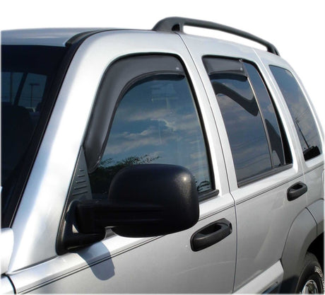 2002-2007 Liberty Front and Rear Window Ventvisor Smoke 4-Piece - View 3 | Dirty Garage