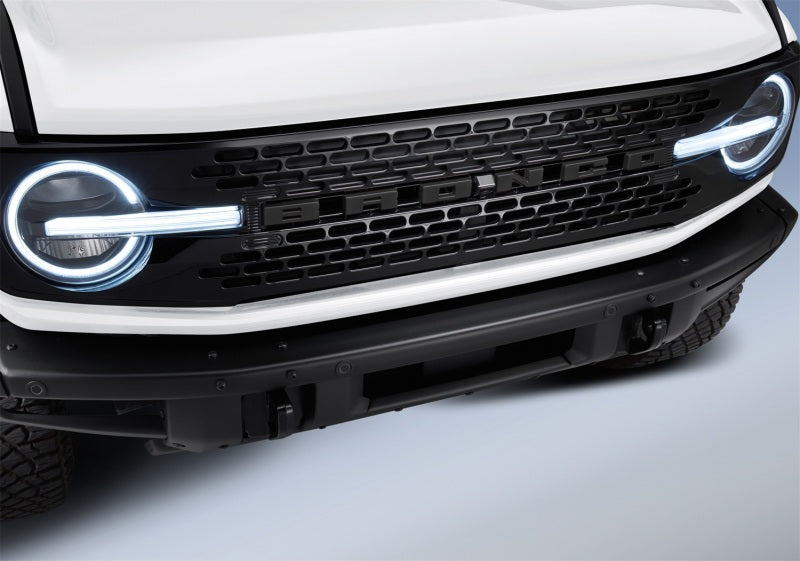2021+ Bronco Grille Lettering Overlay Kit - Black - View 3 | Dirty Garage
