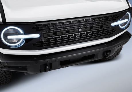 2021+ Bronco Grille Lettering Overlay Kit - Black - View 3 | Dirty Garage