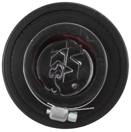 Universal 1.5in Flange ID x 3in OD x 2.5in H Chrome Finish Rubber Base Crankcase Vent Filter - View 2 | Dirty Garage