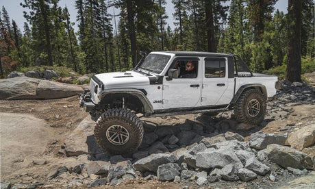 2018 Wrangler Unlimited Ventvisor Outside Mount Window Deflectors Smoke - View 4 | Dirty Garage