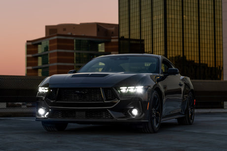 2024-2026 Mustang GT Elite Series White Add-On Fog Lamp Kit - View 3 | Dirty Garage
