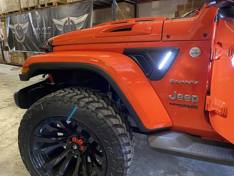 2018-2025 Wrangler JL Gladiator JT Sidetrack LED System - View 2 | Dirty Garage
