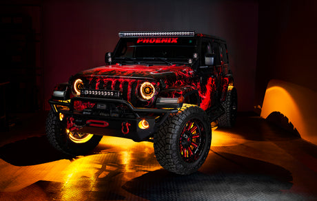 2018-2024 Wrangler Sport High Performance LED Fog Lights without Controller - View 9 | Dirty Garage