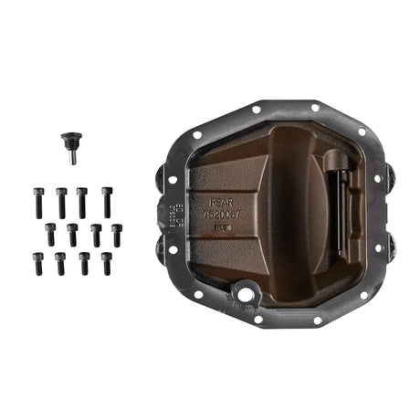 2018-2025 Bronco/Ranger/Gladiator/Wrangler Diff Cover Jeep JL Rubicon or Sport M220 Rear Axle Black - View 4 | Dirty Garage
