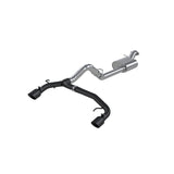 2021-2022 Bronco 3" Catback Dual Split Rear Exit Black Aluminum | Dirty Garage
