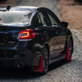 2015-2019 WRX/STI 3" Dual Split Rear Exit Exhaust w 3.5" CF Tips T304 Street Version - View 4 | Dirty Garage