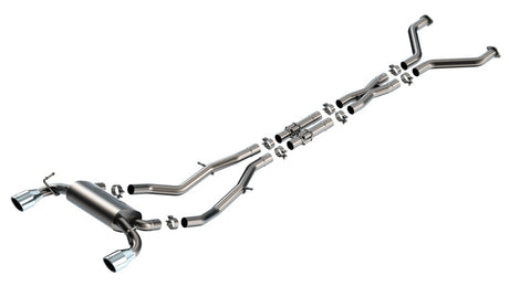 Borla 23-24 Nissan Z 2.5in S-Type Cat Back Exhaust 4.5in Tip - Stainless Steel Tips | Dirty Garage