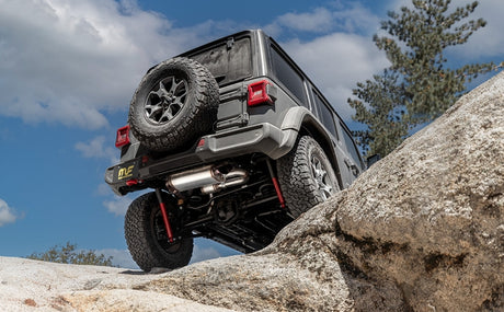 2018-2023 Wrangler Overland Series Axle-Back Exhaust - View 2 | Dirty Garage
