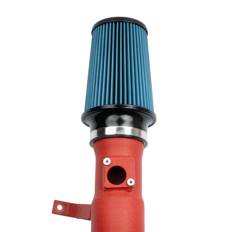 2023-2025 GR Corolla L3 1.6L Turbo Wrinkle Red Short Ram Cold Air Intake - View 3 | Dirty Garage