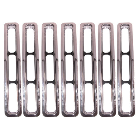 Rugged Ridge Grille Inserts Chrome 87-95 Jeep Wrangler YJ | Dirty Garage