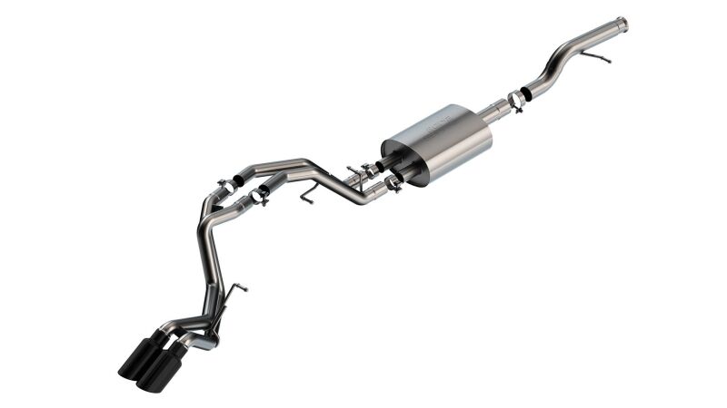 Borla 21-22 Chevrolet Tahoe 5.3L V8 AT 2/4WD S-type Cat-back Exhaust (Black Chrome) | Dirty Garage
