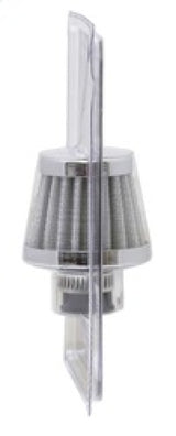 Universal 2in Base OD x .375in Flange ID x 1.75in H Rubber Base Crankcase Vent Filter - White - View 11 | Dirty Garage
