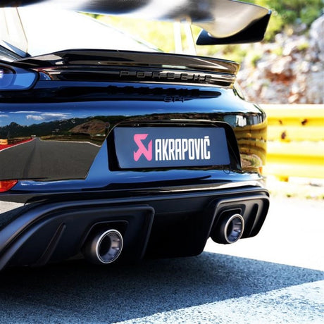 2020-2025 Cayman GT4 Tail Pipe Set Titanium - View 2 | Dirty Garage
