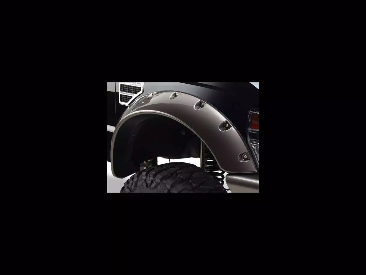 1987-1995 Wrangler YJ Cutout Style Flares 4pc - Black - View 5 | Dirty Garage