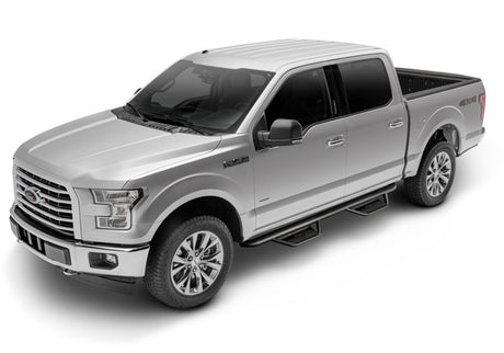 2016-2017 Tacoma Double Cab 3" Black Podium Cab Length Steps - View 4 | Dirty Garage