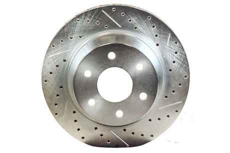 Universal Rear Thick Slotted Drill Zinc Brake Kit | Dirty Garage