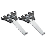 Universal Logo Wire Loom Chrome Base/Black - View 2 | Dirty Garage