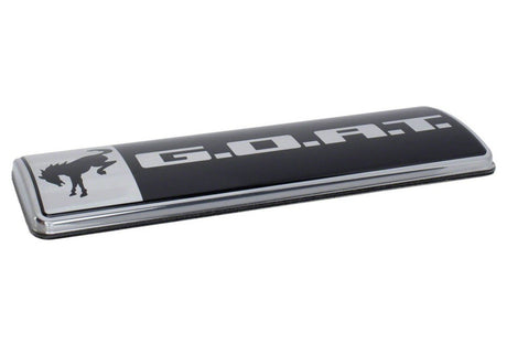 Universal Bronco/Bronco Sport G.O.A.T. Badge - Black/Chrome - View 7 | Dirty Garage