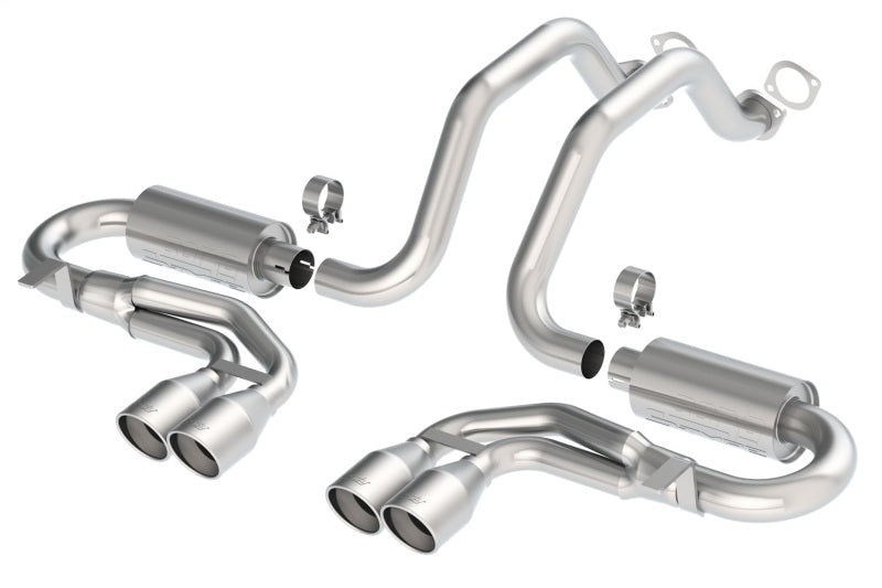 Borla Corvette Z06 Aggressive Catback Exhaust - View 3 | Dirty Garage