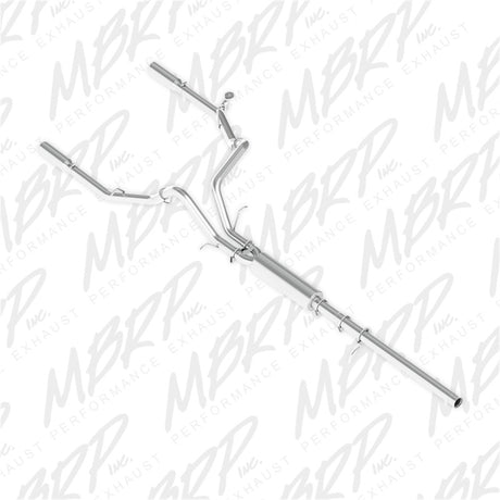 2014-2024 GM 1500 Silverado Sierra Dual Split Rear 3" Cat Back Exhaust | Dirty Garage