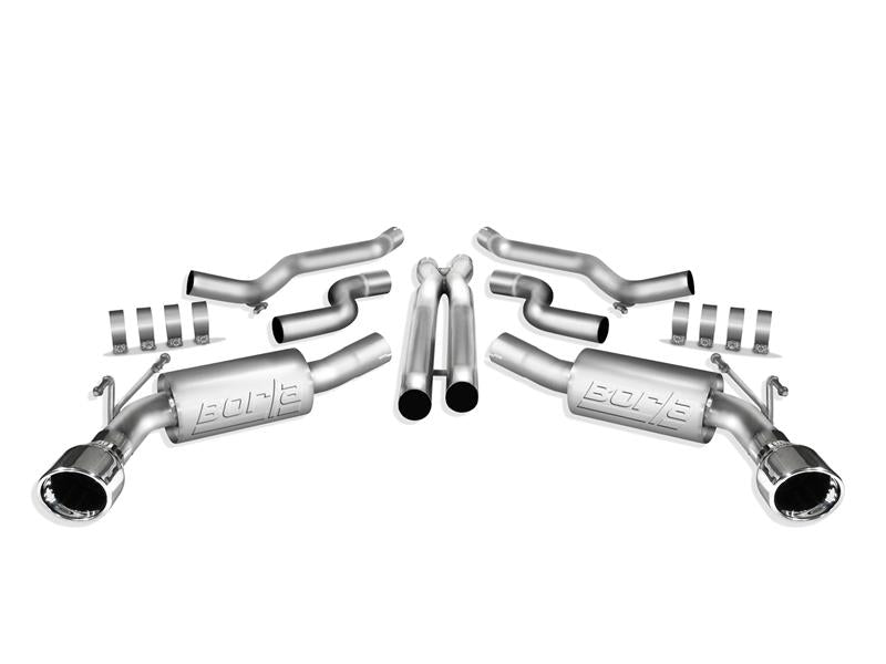 Borla 10-13 Chevy Camaro SS 6.2L 8cyl Aggressive Catback Exhaust - View 2 | Dirty Garage