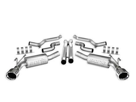 Borla 10-13 Chevy Camaro SS 6.2L 8cyl Aggressive Catback Exhaust - View 2 | Dirty Garage