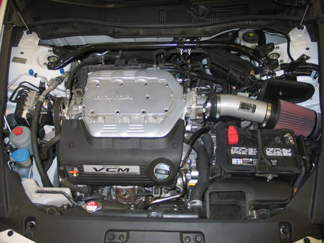 Universal 08 Accord 3.5L-V6 Silver Typhoon Short Ram Intake - View 5 | Dirty Garage