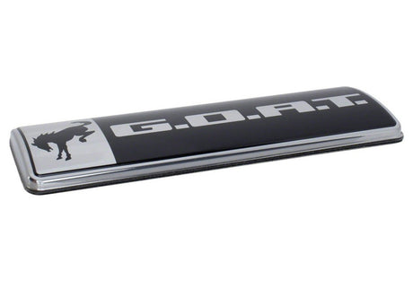 Universal Bronco/Bronco Sport G.O.A.T. Badge - Black/Chrome - View 8 | Dirty Garage