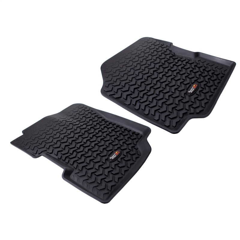 Rugged Ridge Floor Liner Front Black 1976-1983 Jeep CJ-5 - View 2 | Dirty Garage