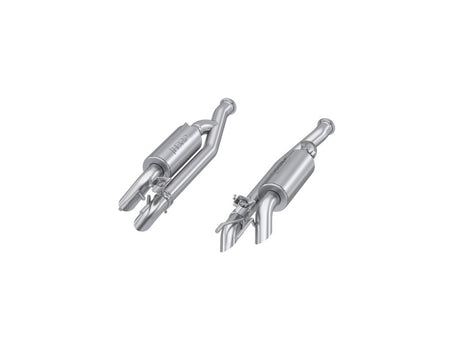 MBRP 19-23 Mercedes-Benz G63 4.0TT V8 T304 SS 2.5in Pre-Axle Cat-Back Exhaust Dual Split Quad Side - View 2 | Dirty Garage