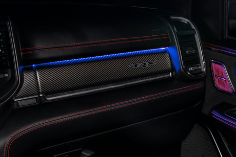 2019-2022 Ram 1500 Fiber Optic LED Interior Ambient Dash Kit 3 piece - View 4 | Dirty Garage