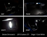 2015-2021 Subaru WRX Interior Cool White Light Kit Stage 2 - View 3 | Dirty Garage