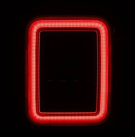 2019-2024 Gladiator Nova-Series Prismatic LED Tail Lights Alpha-Black - View 2 | Dirty Garage