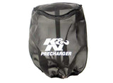 Universal PreCharger Tapered Air Filter Wrap Black 6in Height/6in Diameter | Dirty Garage