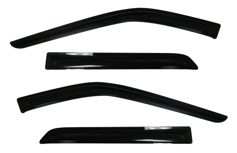 2011-2018 Explorer Ventvisor Outside Mount Window Deflectors Smoke 4-Piece | Dirty Garage