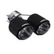 Universal Carbon Fiber Dual Tip 4" OD 2.5" Inlet | Dirty Garage