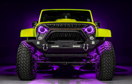 2007-2018 Wrangler JK 7" ColorSHIFT Bi-LED Projector Headlights - View 20 | Dirty Garage