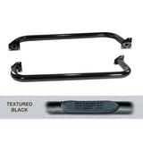 Rugged Ridge 3-In Round Side Step Black 97-06TJ - View 2 | Dirty Garage