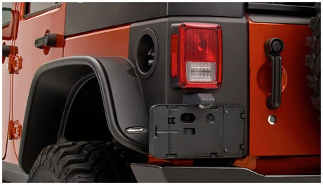 2007-2018 Wrangler 4-door Trail Armor Black Rear Corners - View 3 | Dirty Garage