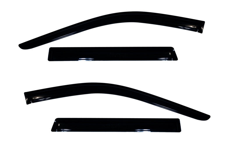 2011-2018 Grand Cherokee Ventvisor Outside Mount Window Deflectors Smoke 4-Piece - View 4 | Dirty Garage