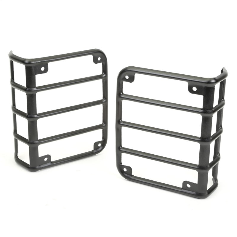 Rugged Ridge 07-18 Jeep Wrangler Textured Black Tail Light Euro Guards | Dirty Garage