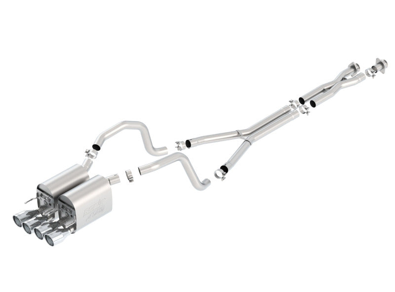 Borla 05-08 Chevrolet Corvette Coupe/Convertible 2dr 6.2L 8cyl AT/MT 6spd ATAK SS Catback Exhaust - View 3 | Dirty Garage