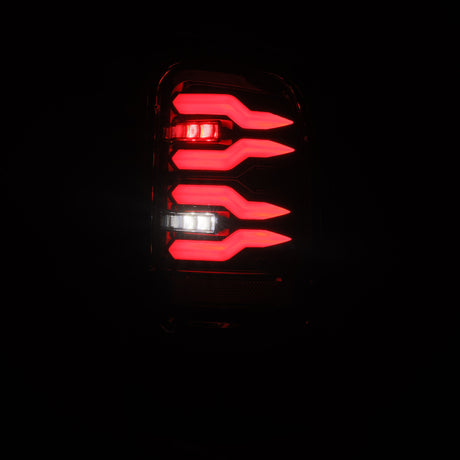 1994-2001 Ram 1500 2500 3500 Luxx-Series LED Tail Lights Alpha-Black - View 4 | Dirty Garage