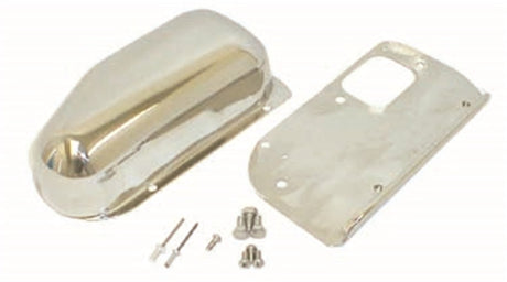 Rugged Ridge 76-86 Jeep CJ Stainless Steel Wiper Motor Cover Kit | Dirty Garage
