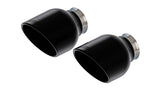 Borla 15-24 Dodge Charger V8 / 2023 Chrysler 300C T-304 SS Tips 5in Outlet - Black Chrome - View 2 | Dirty Garage